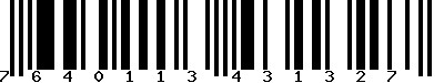EAN-13 : 7640113431327