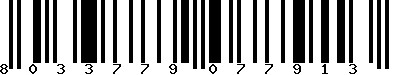 EAN-13 : 8033779077913