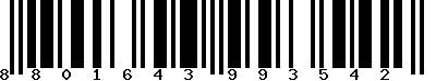 EAN-13 : 8801643993542