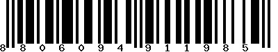 EAN-13 : 8806094911985