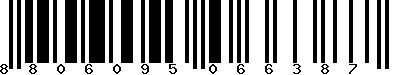 EAN-13 : 8806095066387