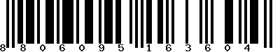 EAN-13 : 8806095163604