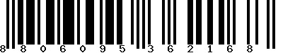 EAN-13 : 8806095362168
