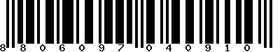 EAN-13 : 8806097040910