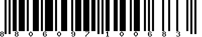 EAN-13 : 8806097100683