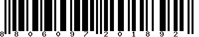 EAN-13 : 8806097201892