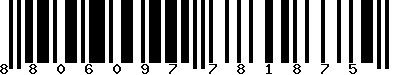 EAN-13 : 8806097781875 EAN-13 : 8806097781875