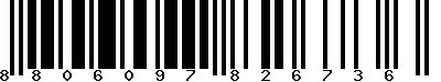 EAN-13 : 8806097826736
