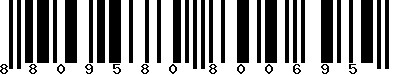 EAN-13 : 8809580800695